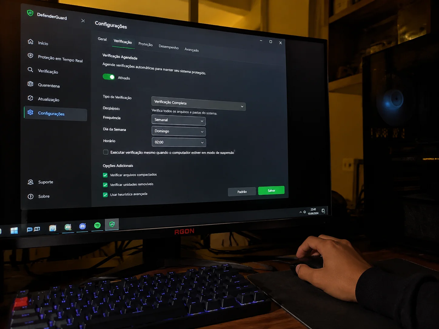 Antivírus deixando o PC lento: configure sem perder proteção