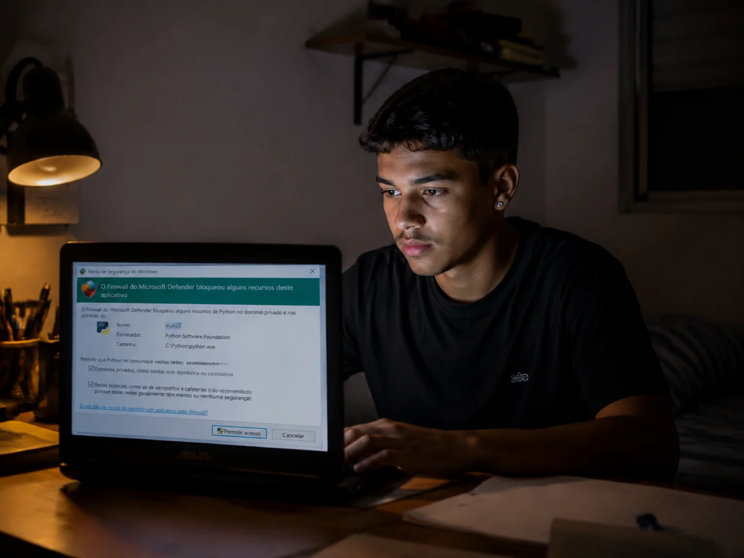 Como configurar o firewall do Windows após a instalação