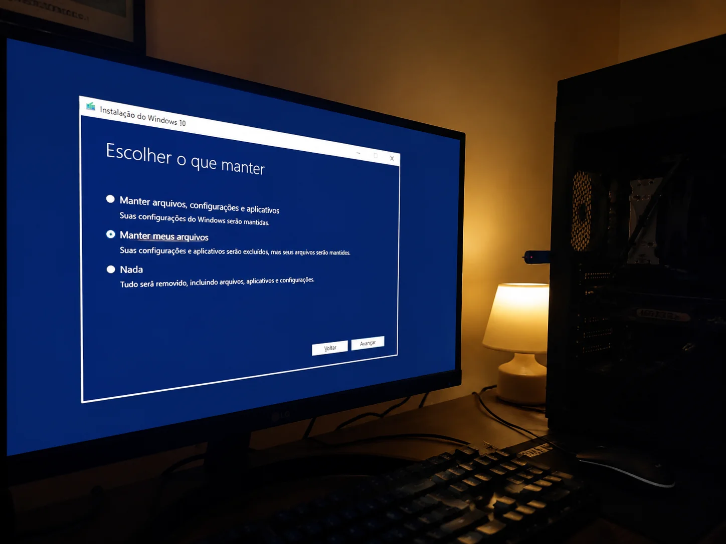 Como reinstalar o Windows sem perder os dados pessoais