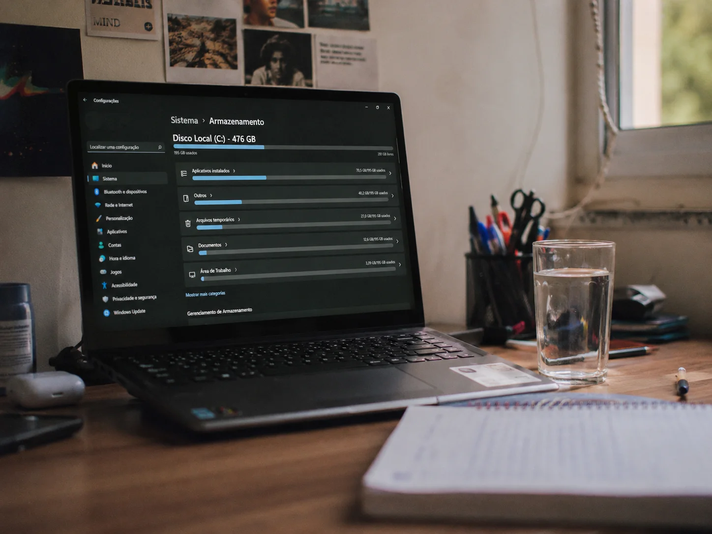 Storage Sense: limpe o disco automaticamente no Windows